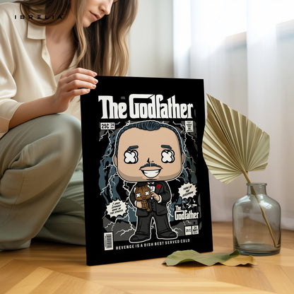 The Godfather “Comic Pop Edition” 4K Wall Art in Pakistan | IBRELIA™ - IBRELIA