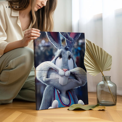 Bugs Bunny Space Jam Wall Frame | 4K Ultra Wrap Frame Wall Art in Pakistan | IBRELIA™ - IBRELIA