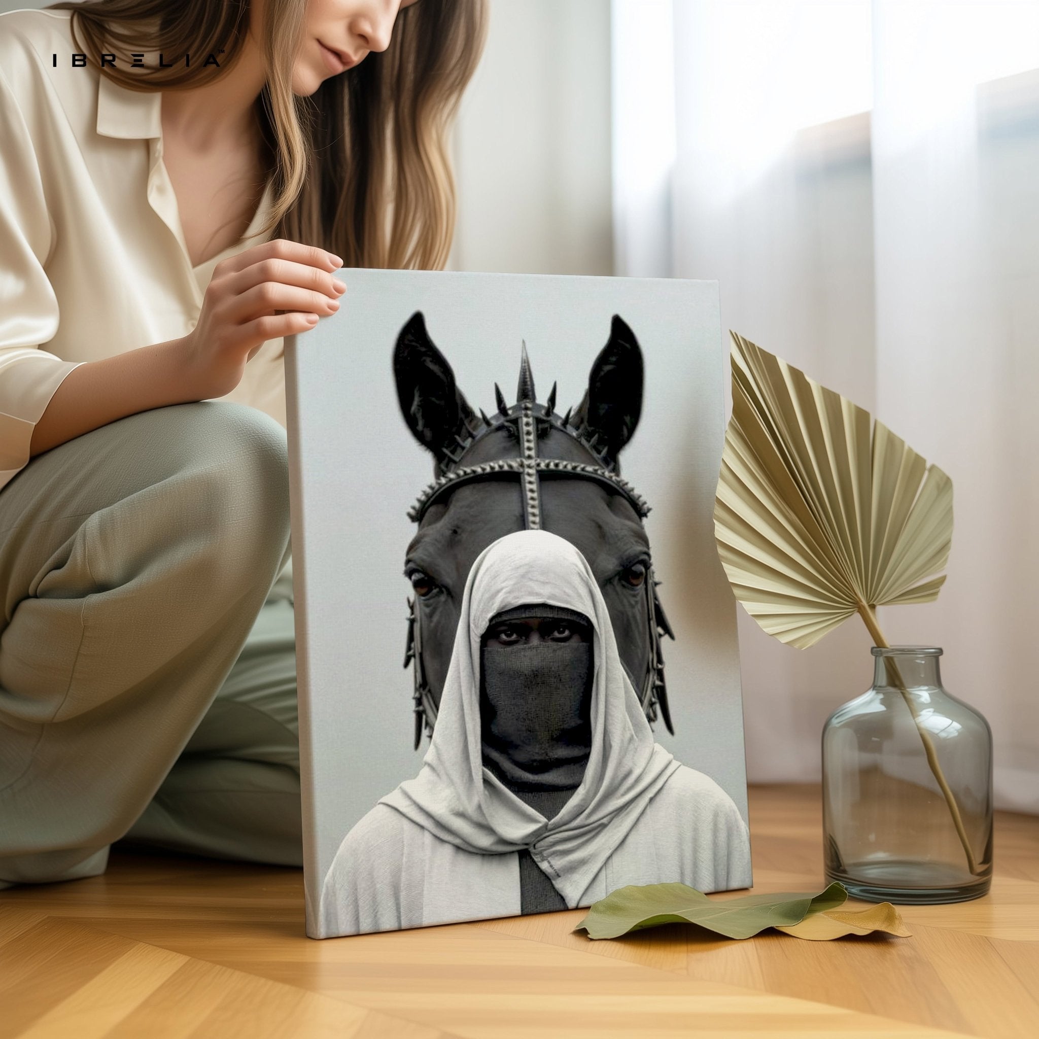 Warrior of the Desert Wall Frame | 4K Ultra Wrap Frame Wall Art in Pakistan | IBRELIA™ - IBRELIA