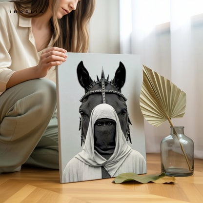 Warrior of the Desert Wall Frame | 4K Ultra Wrap Frame Wall Art in Pakistan | IBRELIA™ - IBRELIA