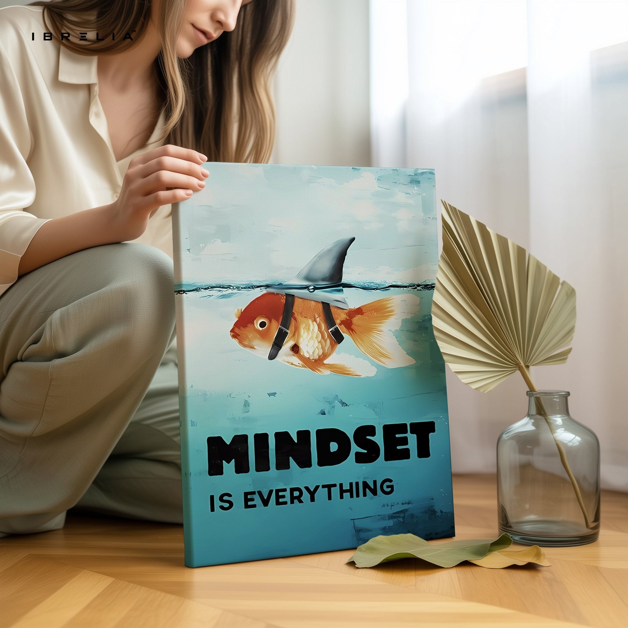 Mindset Is Everything 4K Motivational Wall Art in Pakistan | IBRELIA™ - IBRELIA