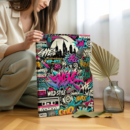 Wildstyle 90s Graffiti Wall Frame | 4K Ultra Wrap Frame Wall Art in Pakistan | IBRELIA™ - IBRELIA