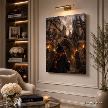 Harry Potter Hogwarts Castle Wall Art – Wizarding World Premium Wrapped MDF Wall Decor | IBRELIA™