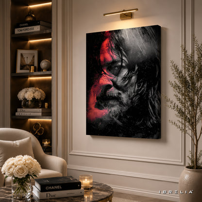 Daryl Dixon Premium Wall Art – The Walking Dead 4K Wrapped MDF Frame | IBRELIA™