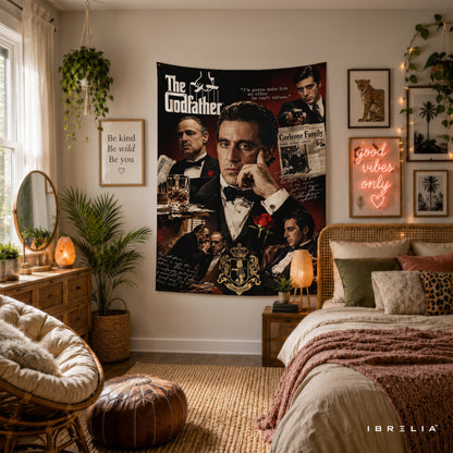 The Godfather Family Collage Wall Tapestry – Premium Movie Wall Hanging & Home Decor in Pakistan