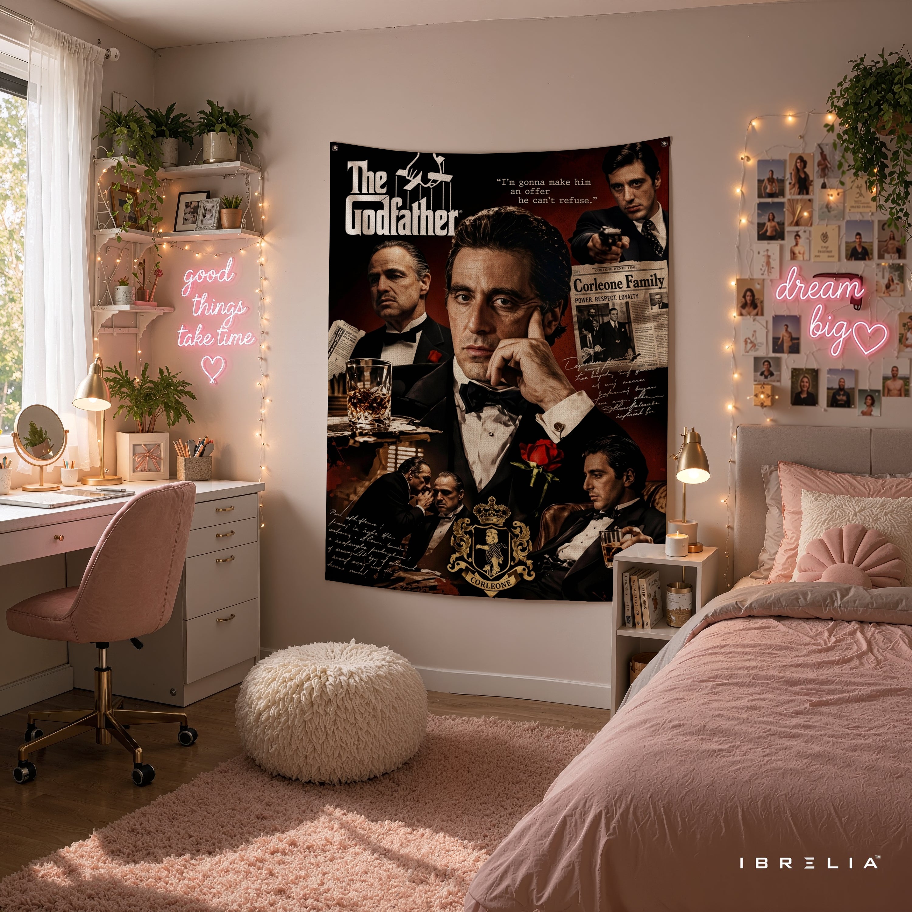 The Godfather Family Collage Wall Tapestry – Premium Movie Wall Hanging & Home Decor in Pakistan