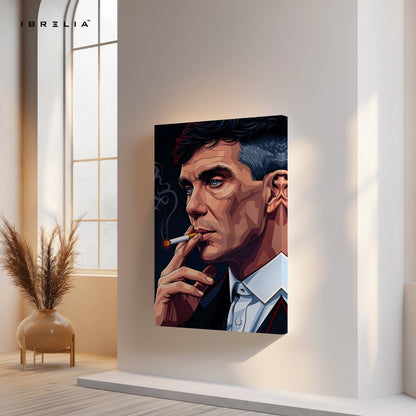 Thomas Shelby Smoking Wall Frame | 4K Ultra Wrap Frame Wall Art in Pakistan | IBRELIA™ - IBRELIA