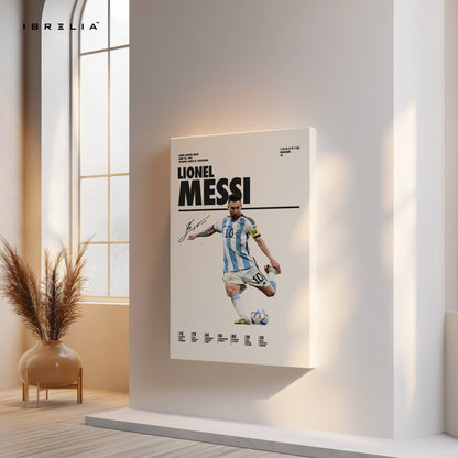 Lionel Messi Argentina Kick Pose – 4K Ultra Wrap Frame Wall Art in Pakistan | IBRELIA™ - IBRELIA