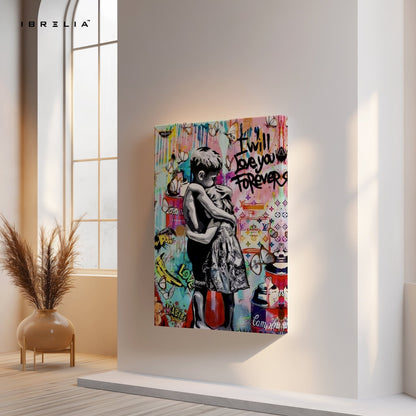 I Will Love You Forever Wall Frame | 4K Ultra Wrap Frame Wall Art in Pakistan | IBRELIA™ - IBRELIA