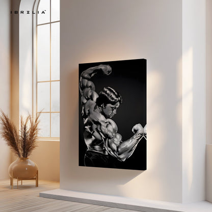 Arnold Schwarzenegger Bodybuilding Wall Art – Strength in Motion | IBRELIA™ - IBRELIA