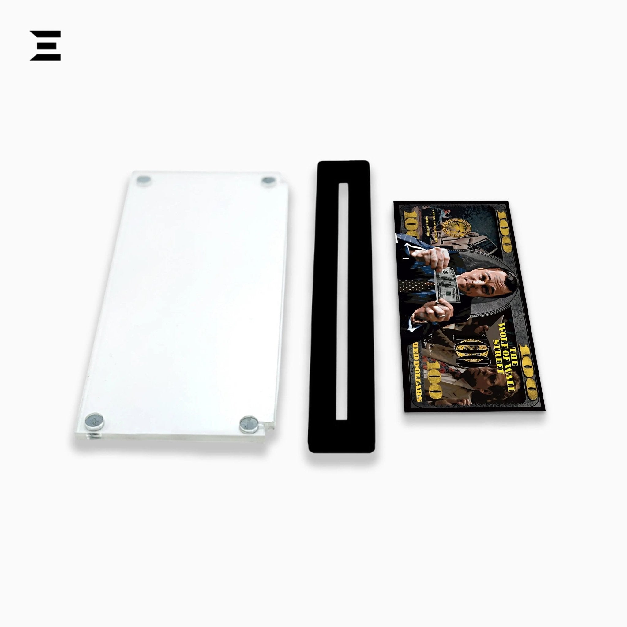 Premium Magnetic Acrylic Frame with Black Base – The Wolf of Wall Street Edition - IBRELIA