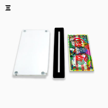 Premium Magnetic Acrylic Frame with Black Base – Scrooge McDuck Coca-Cola $2 Pop Art IBRELIA