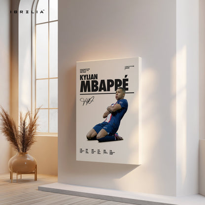 Kylian Mbappé France Celebration – 4K Ultra Wrap Frame Wall Art in Pakistan | IBRELIA™ - IBRELIA