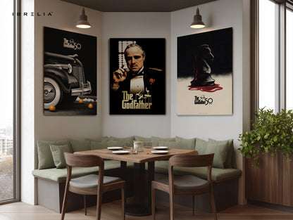 The Godfather Legacy 3 Panel 4K Ultra HD Wall Art in Pakistan | IBRELIA™ IBRELIA