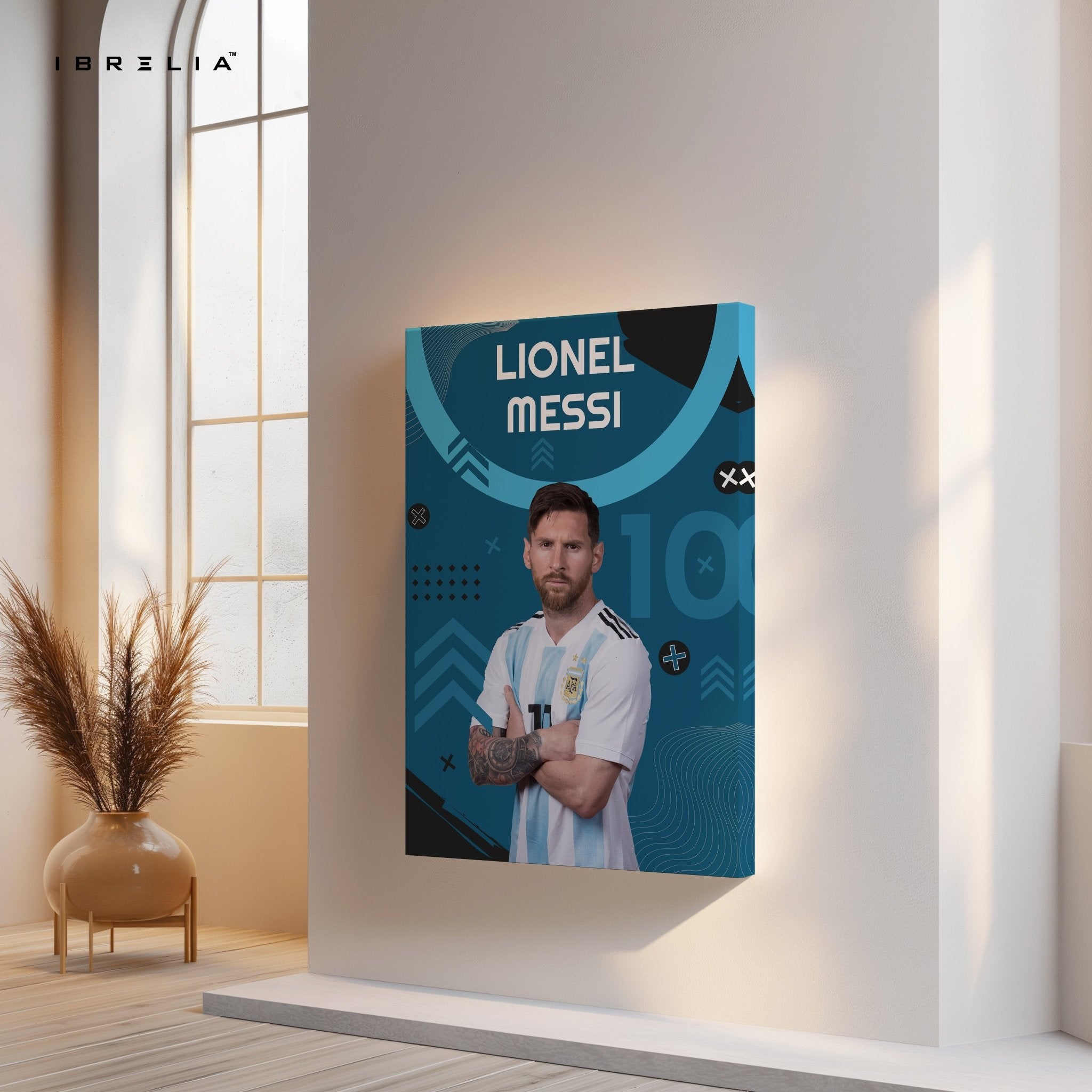 Lionel Messi Argentina Edition – 4K Ultra Wrap Frame Wall Art in Pakistan | IBRELIA™ - IBRELIA