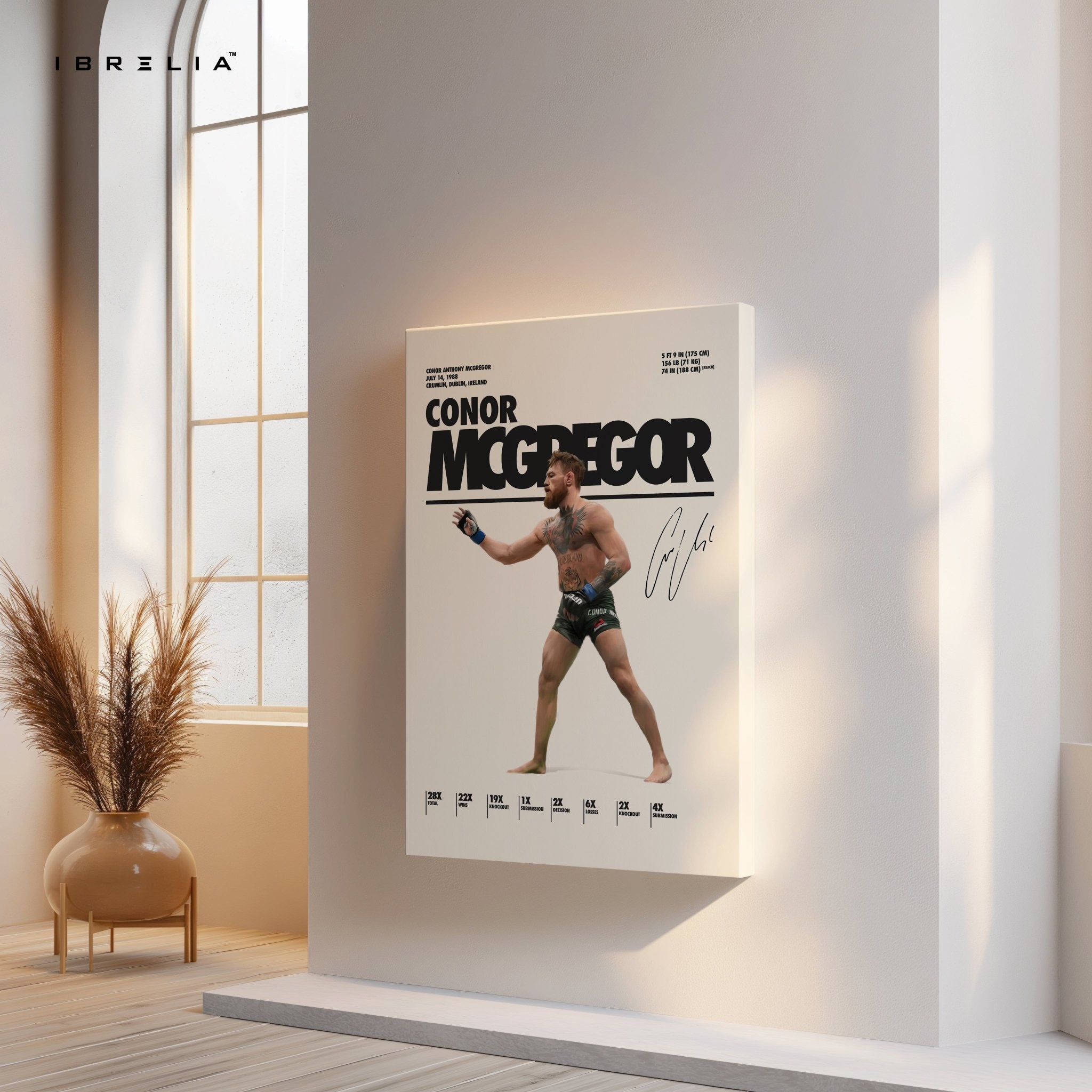 Conor McGregor UFC Champion – 4K Ultra Wrap Frame Wall Art in Pakistan | IBRELIA™ - IBRELIA
