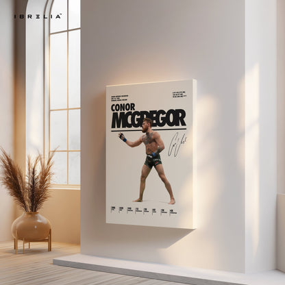 Conor McGregor UFC Champion – 4K Ultra Wrap Frame Wall Art in Pakistan | IBRELIA™ - IBRELIA