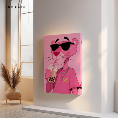 Pink Panther Boba Wall Frame | 4K Ultra Wrap Frame Wall Art in Pakistan | IBRELIA™ - IBRELIA
