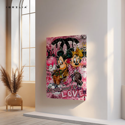 All You Need Is Love Wall Frame | 4K Ultra Wrap Frame Wall Art in Pakistan | IBRELIA™
