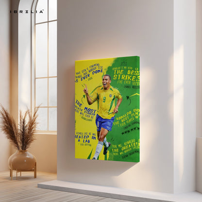 Ronaldo Nazário Wall Art – El Fenomeno Edition | IBRELIA™ - IBRELIA