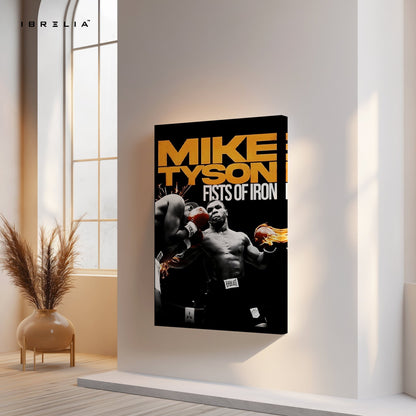 Mike Tyson Wall Art – Fists of Iron Edition | IBRELIA™ - IBRELIA