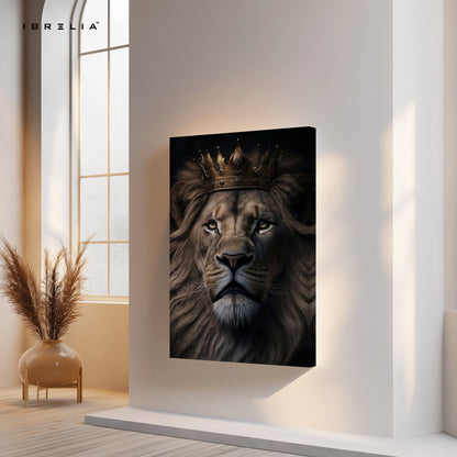 Lion King Wall Frame | 4K Ultra Wrap Frame Wall Art in Pakistan | IBRELIA™ - IBRELIA