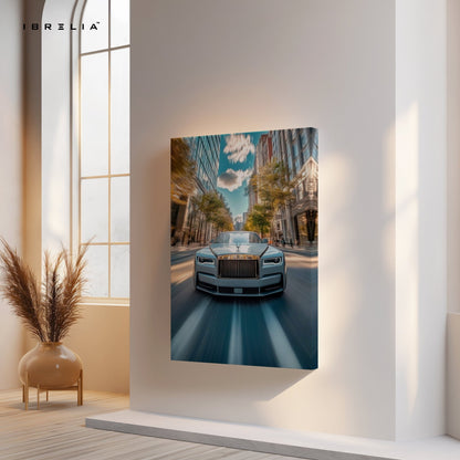 Rolls Royce Speed Motion – 4K Ultra Wrap Frame Wall Art in Pakistan | IBRELIA™ - IBRELIA