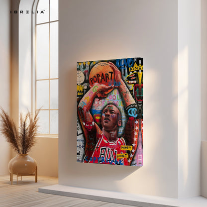 Michael Jordan “Pop Art Legend” 4K Wall Art in Pakistan | IBRELIA™ - IBRELIA
