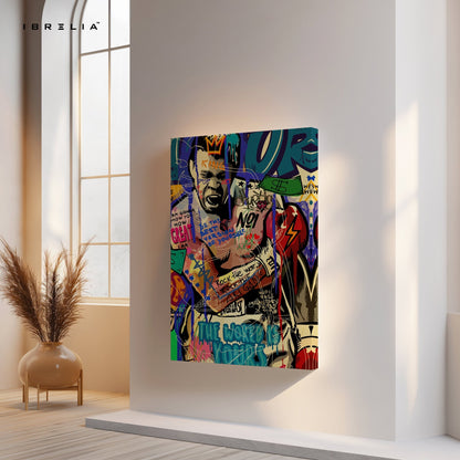 Muhammad Ali “The Greatest” Graffiti 4K Wall Art in Pakistan | IBRELIA™ - IBRELIA