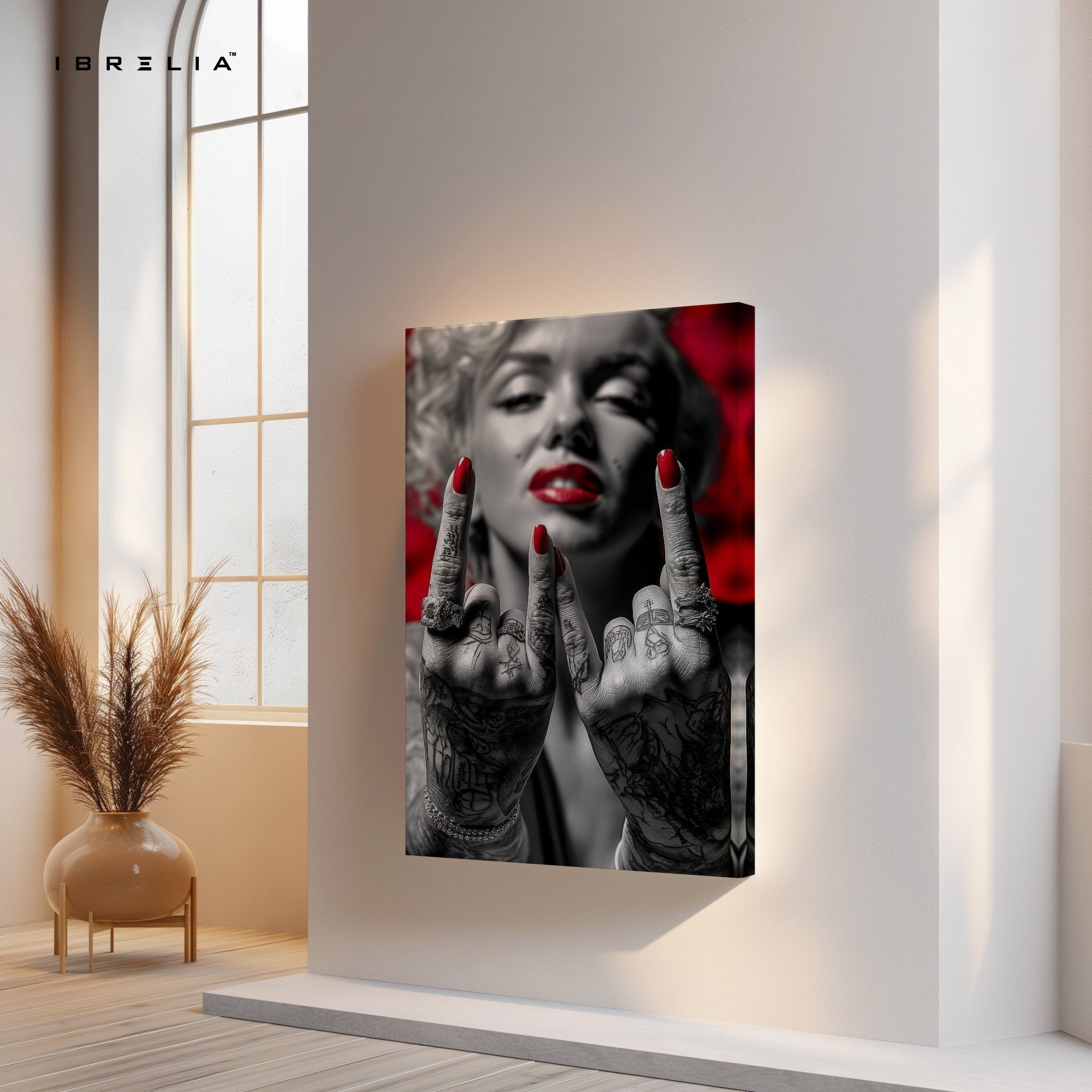 Marilyn Rebel – 4K Ultra Wrap Frame Wall Art in Pakistan | IBRELIA™ - IBRELIA
