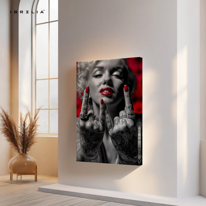 Marilyn Rebel – 4K Ultra Wrap Frame Wall Art in Pakistan | IBRELIA™ - IBRELIA
