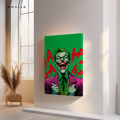 Joker Laughing Wall Frame | 4K Ultra Wrap Frame Wall Art in Pakistan | IBRELIA™ - IBRELIA