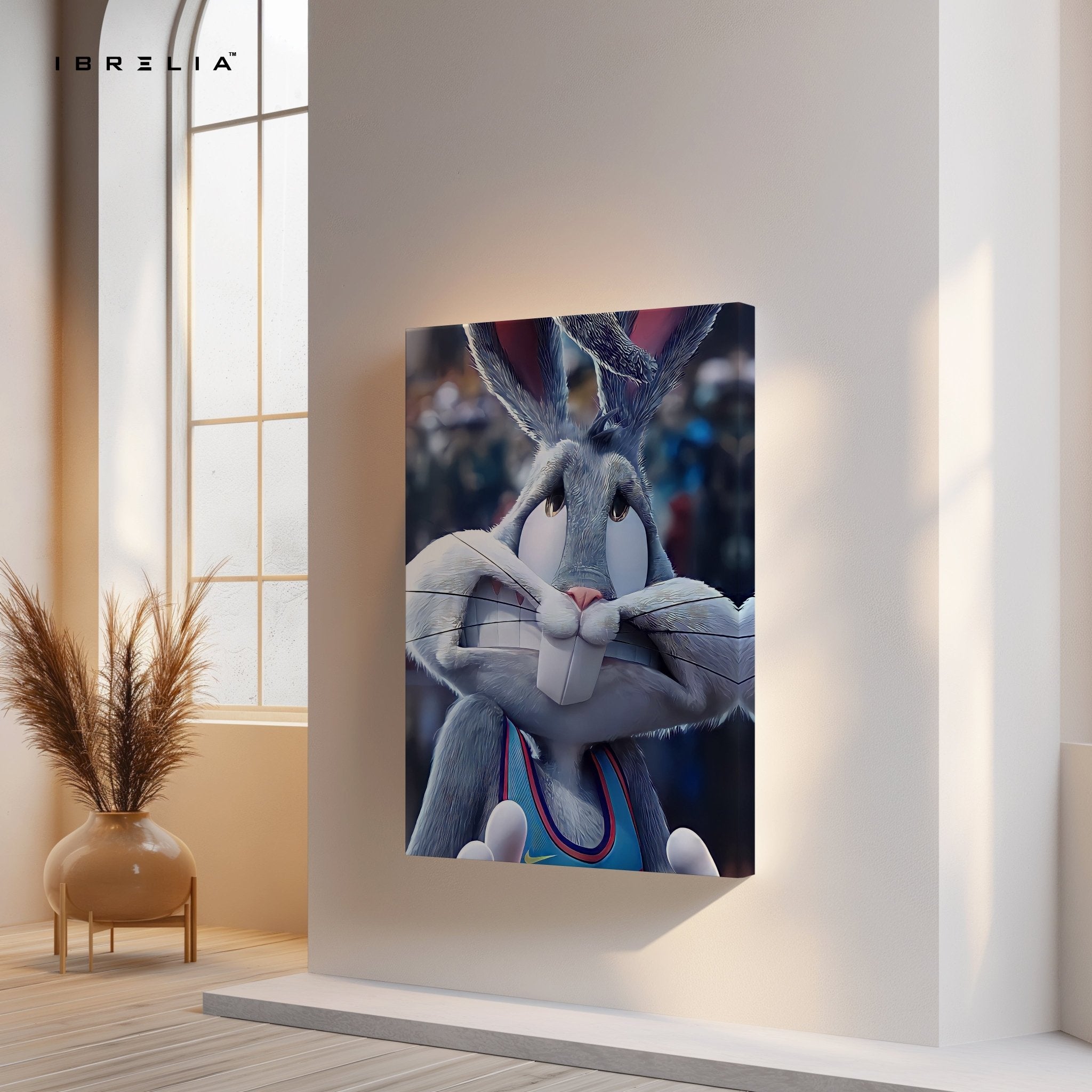 Bugs Bunny Space Jam Wall Frame | 4K Ultra Wrap Frame Wall Art in Pakistan | IBRELIA™ - IBRELIA