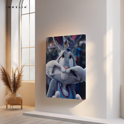 Bugs Bunny Space Jam Wall Frame | 4K Ultra Wrap Frame Wall Art in Pakistan | IBRELIA™ - IBRELIA