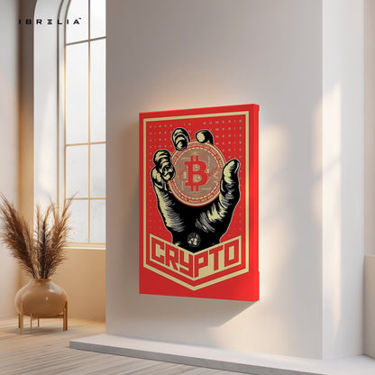 Crypto Bitcoin Wall Art – Power in Numbers Edition | IBRELIA™ - IBRELIA