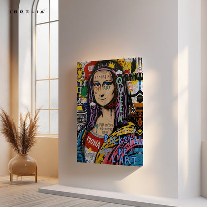 Mona Lisa Queen Pop Art – 4K Ultra Wrap Frame Wall Art in Pakistan | IBRELIA™ - IBRELIA