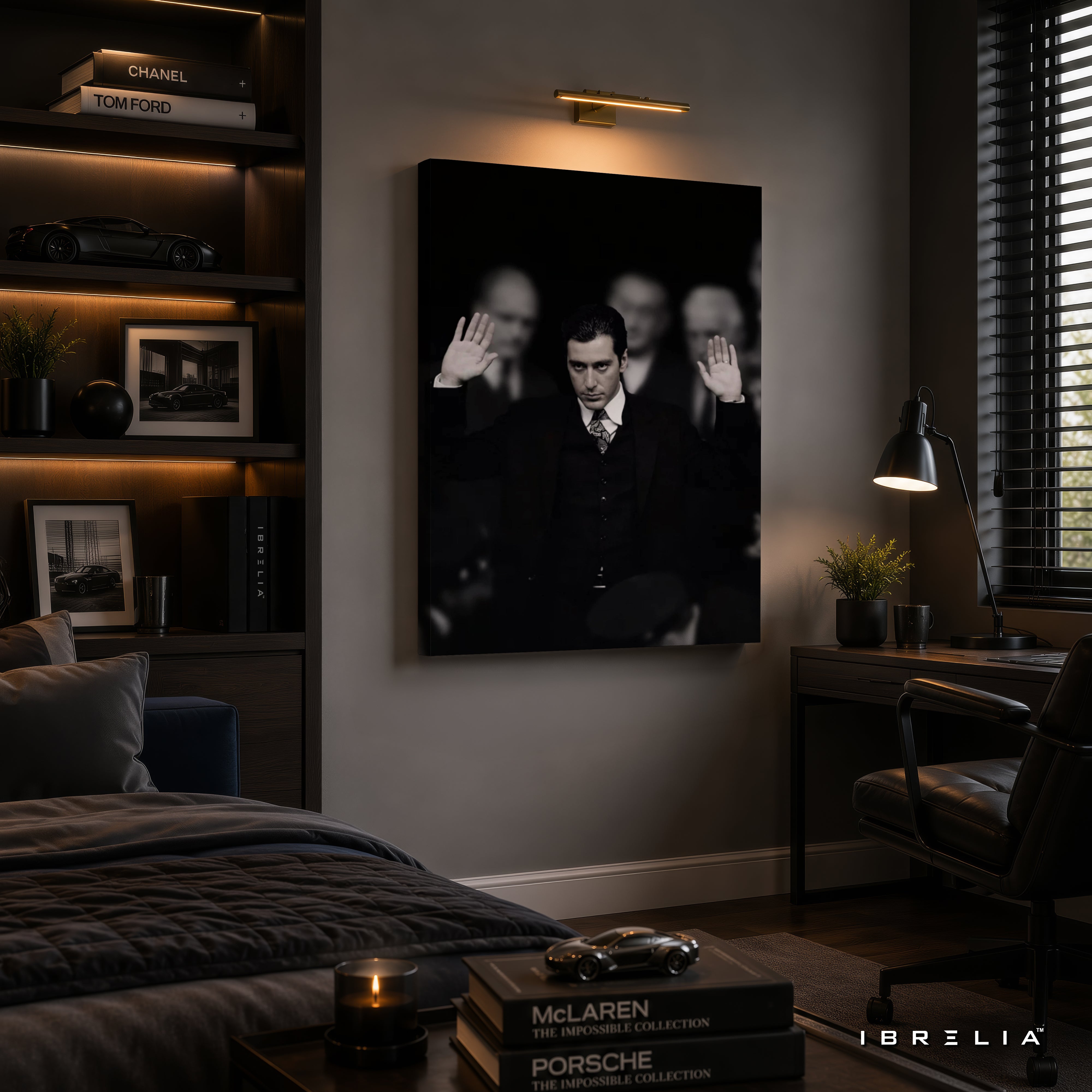 The Godfather Michael Corleone Wall Art – Al Pacino Premium Movie Poster | IBRELIA™