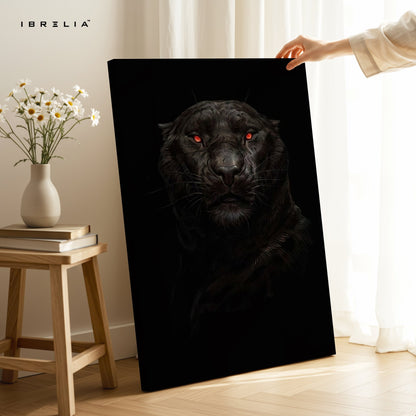 Black Panther Wall Frame | 4K Ultra Wrap Frame Wall Art in Pakistan | IBRELIA™ - IBRELIA
