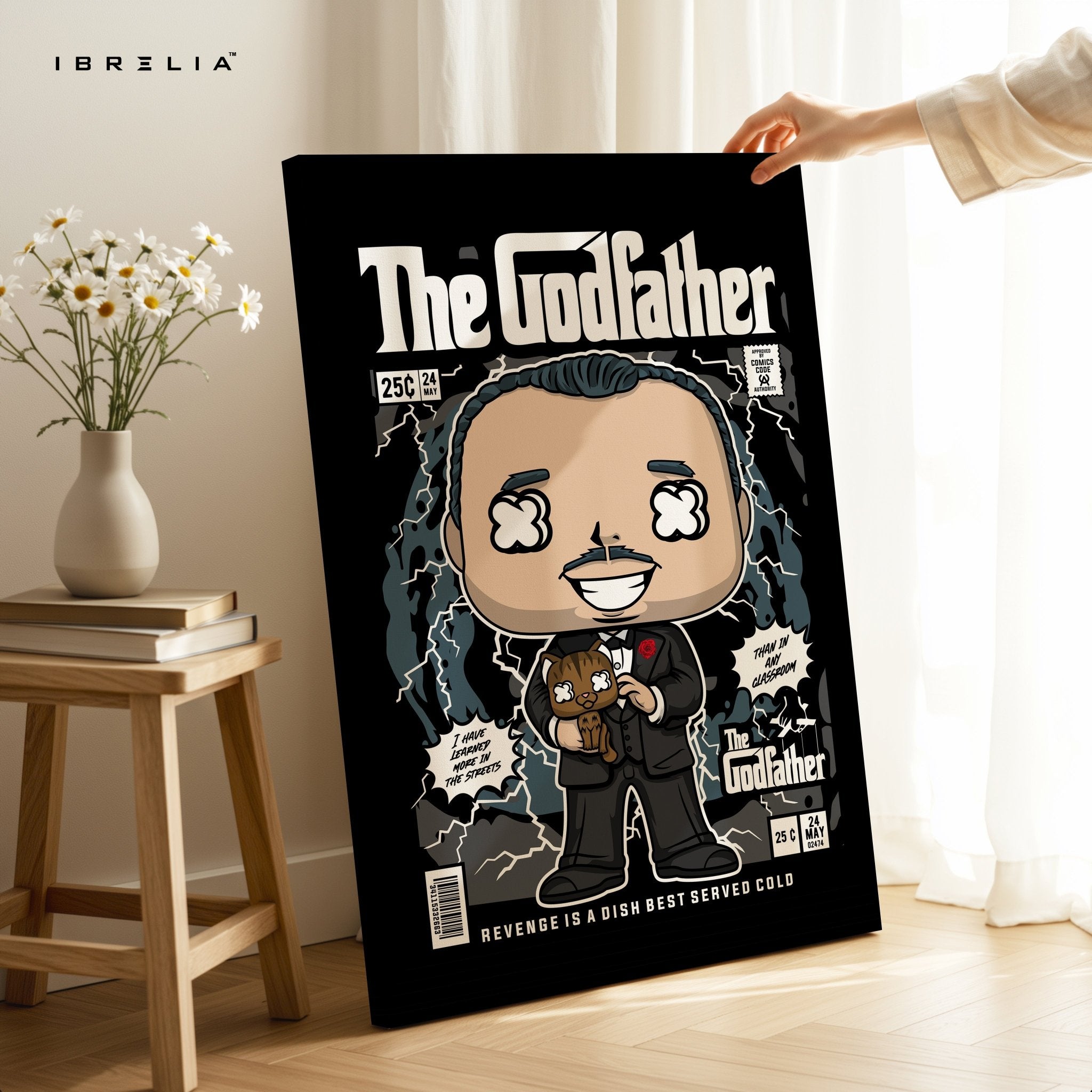 The Godfather “Comic Pop Edition” 4K Wall Art in Pakistan | IBRELIA™ - IBRELIA