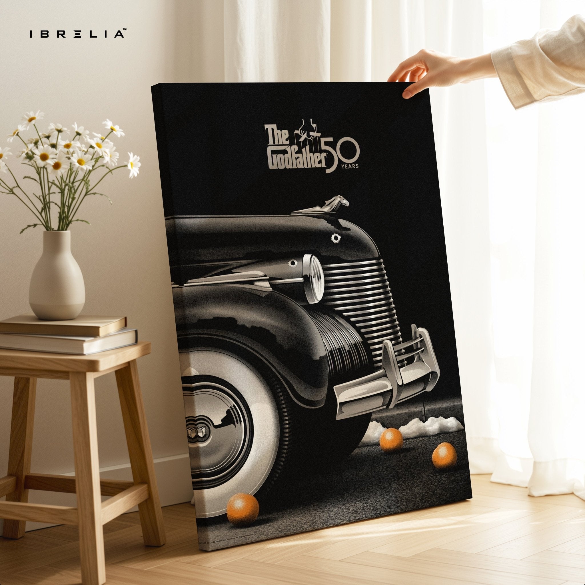 The Godfather 50th Anniversary – Classic Car Edition 4K Ultra Wrap Frame Wall Art in Pakistan | IBRELIA™ - IBRELIA