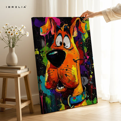 Scooby - Doo Graffiti Wall Frame | 4K Ultra Wrap Frame Wall Art in Pakistan | IBRELIA™ - IBRELIA