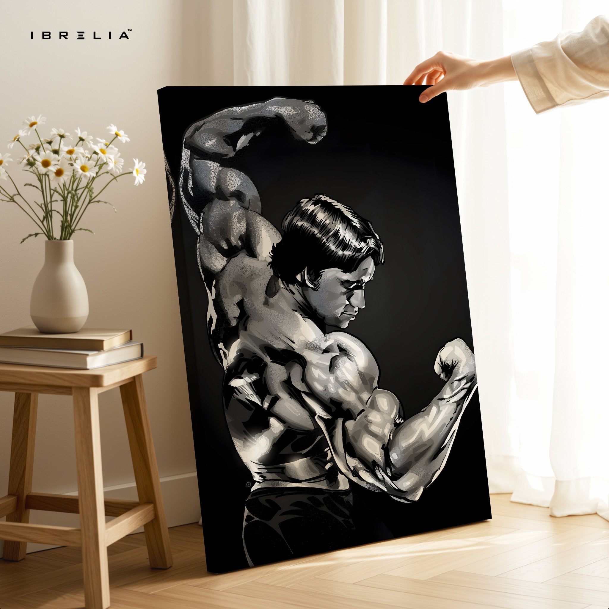 Arnold Schwarzenegger Bodybuilding Wall Art – Strength in Motion | IBRELIA™ - IBRELIA