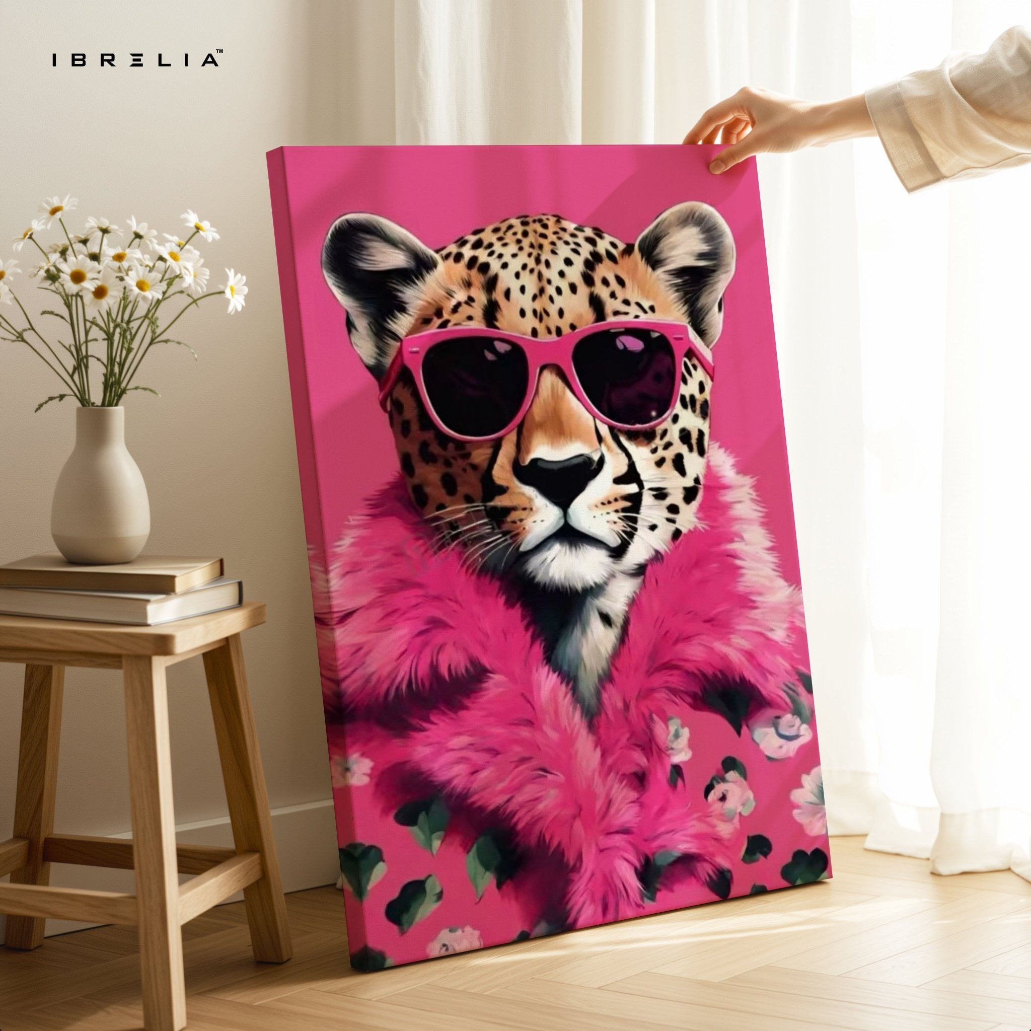 Fashion Cheetah Wall Frame | 4K Ultra Wrap Frame Wall Art in Pakistan | IBRELIA™ - IBRELIA
