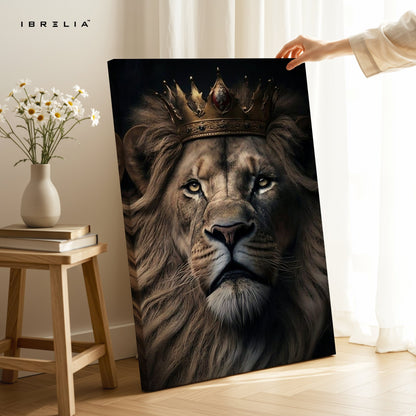 Lion King Wall Frame | 4K Ultra Wrap Frame Wall Art in Pakistan | IBRELIA™ - IBRELIA