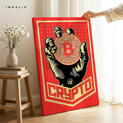 Crypto Bitcoin Wall Art – Power in Numbers Edition | IBRELIA™ - IBRELIA
