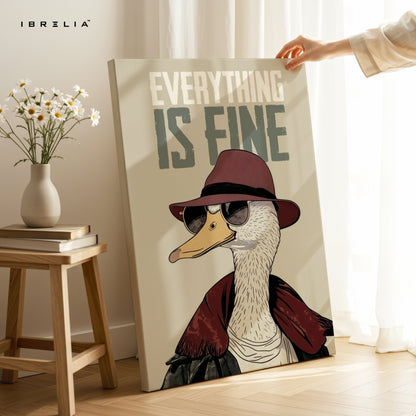 Everything Is Fine Wall Frame | 4K Ultra Wrap Frame Wall Art in Pakistan | IBRELIA™ - IBRELIA