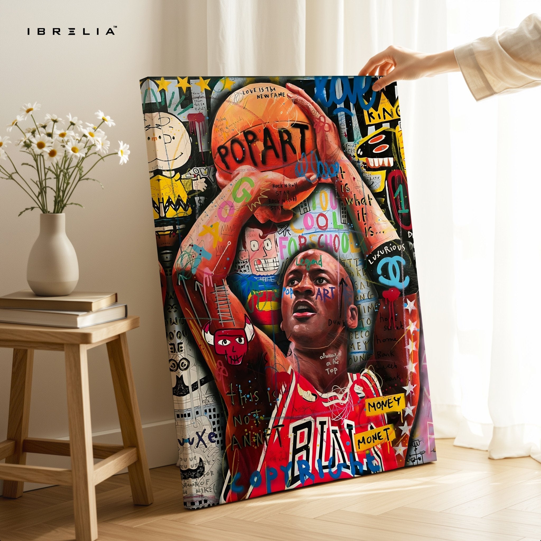 Michael Jordan “Pop Art Legend” 4K Wall Art in Pakistan | IBRELIA™ - IBRELIA