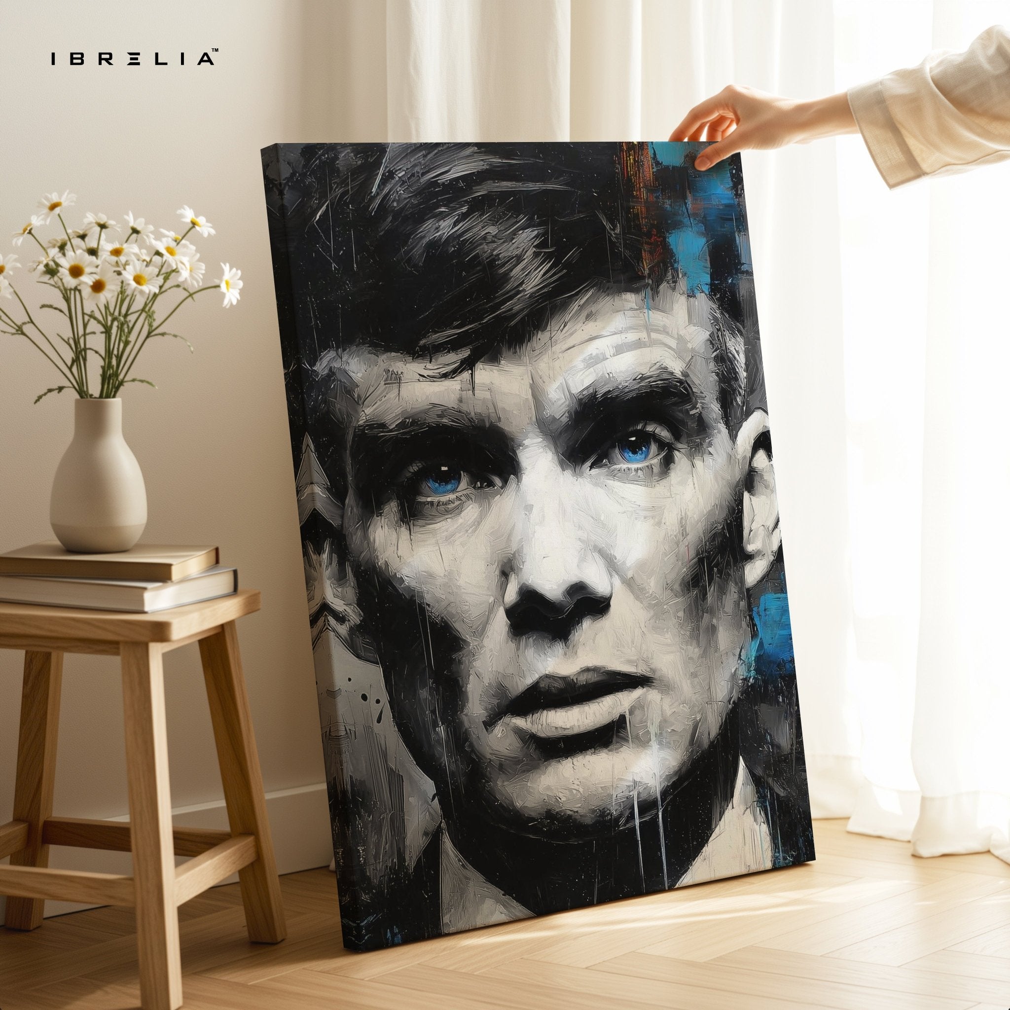 Thomas Shelby Blue Eyes Wall Frame | 4K Ultra Wrap Frame Wall Art in Pakistan | IBRELIA™ - IBRELIA