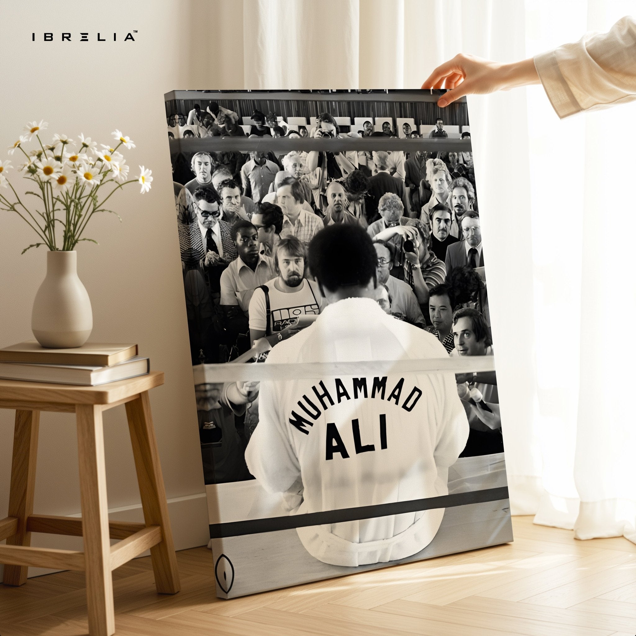 Muhammad Ali The Champion – 4K Ultra Wrap Frame Wall Art in Pakistan | IBRELIA™ - IBRELIA