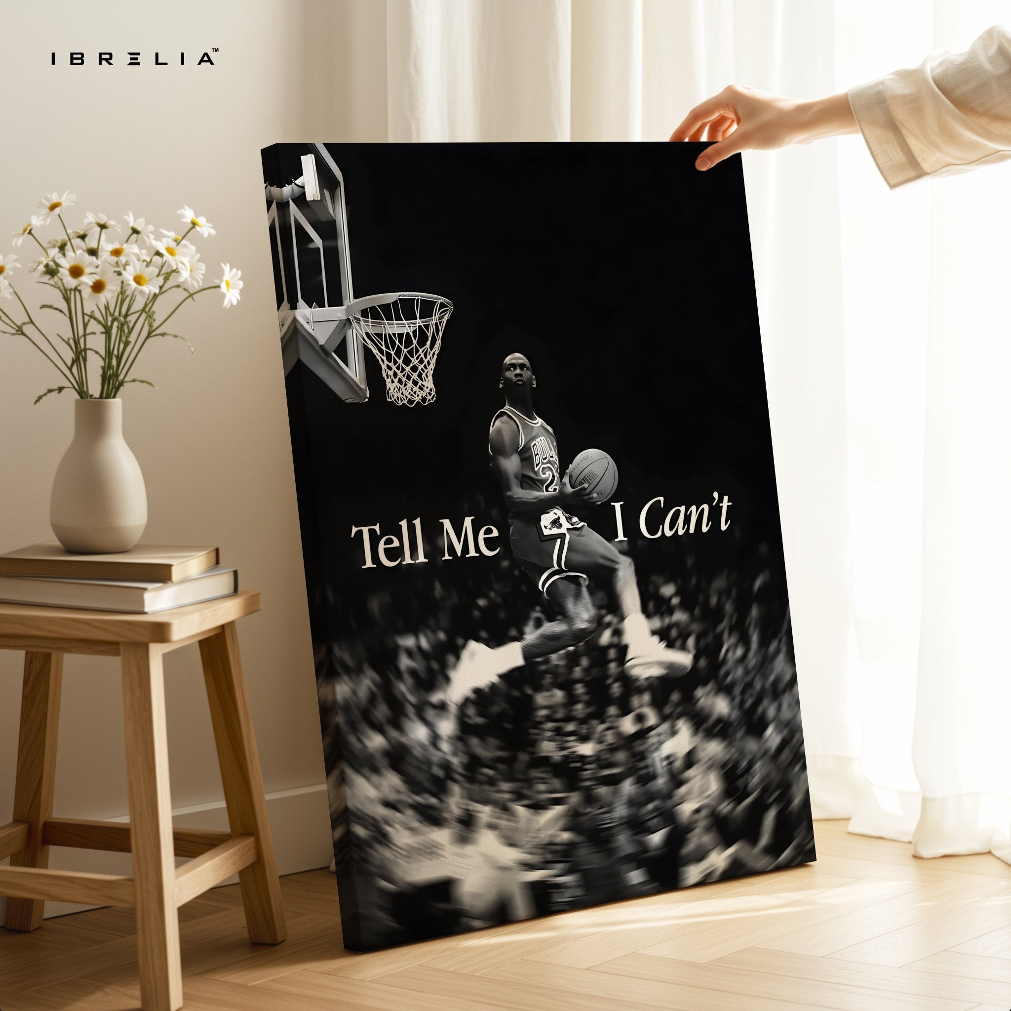 Michael Jordan “Tell Me I Can’t” – 4K Ultra Wrap Frame Wall Art in Pakistan | IBRELIA™ - IBRELIA